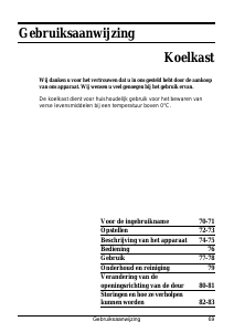 Handleiding ETNA EK285 Koelkast