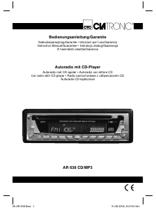 Handleiding Clatronic AR 638 Autoradio