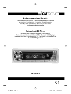 Manuale Clatronic AR 686 Autoradio