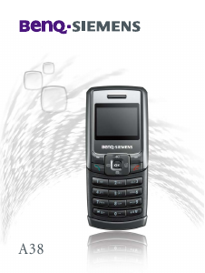 Bedienungsanleitung BenQ-Siemens A38 Handy