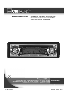 Manuale Clatronic AR 735 Autoradio