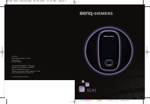 Bedienungsanleitung BenQ-Siemens SL91 Handy