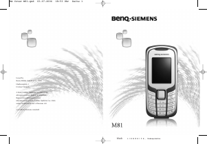Handleiding BenQ-Siemens M81 Mobiele telefoon