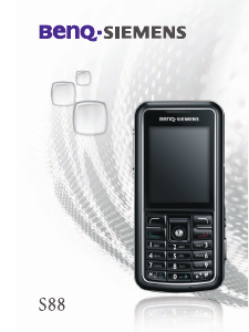 Handleiding BenQ-Siemens S88 Mobiele telefoon