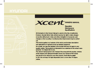 Bruksanvisning Hyundai Xcent (2017)