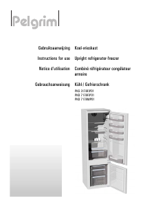 Bruksanvisning Pelgrim PKD7178N Kyl-frys
