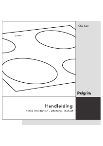 Handleiding Pelgrim CKV820 Kookplaat