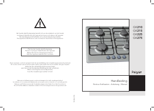 Bedienungsanleitung Pelgrim GK225 Kochfeld