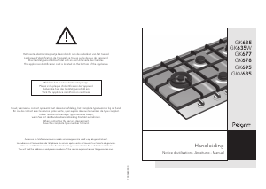 Mode d’emploi Pelgrim GK677 Table de cuisson