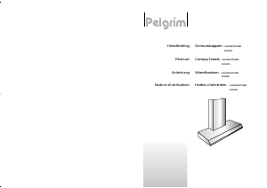 Handleiding Pelgrim LSK986RVS Afzuigkap