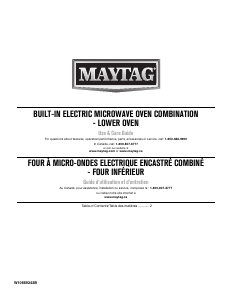 Manual Maytag MMW7730DE Oven
