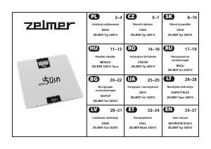 Manual Zelmer 34Z014 Scale