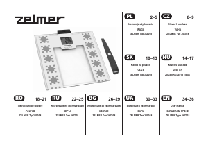 Manual Zelmer 34Z018 Scale