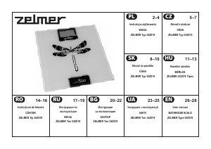 Handleiding Zelmer 34Z019 Weegschaal