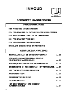 Handleiding Bauknecht Ecogreen 95 Wasdroger