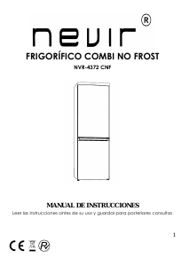 Manual de uso Nevir NVR-4372 CNF Frigorífico combinado