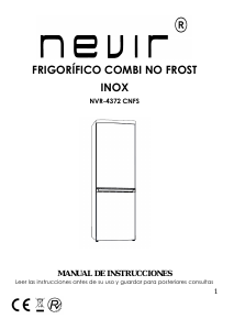 Manual Nevir NVR-4372 CNFS Fridge-Freezer