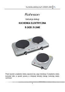 Instrukcja Rohnson R-2430 Płyta do zabudowy