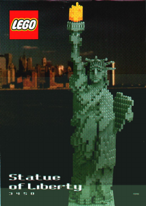 Manual Lego set 3450 Sculptures Statue of Liberty