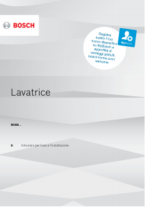 Manuale Bosch WAN28267II Lavatrice