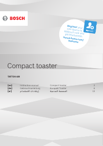 Bedienungsanleitung Bosch TAT7201GB Toaster