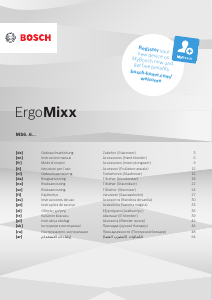 Bedienungsanleitung Bosch MS61B6170 ErgoMixx Stabmixer