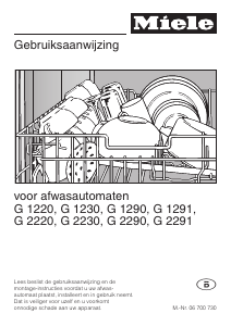 Handleiding Miele G 2220 SCi Vaatwasser