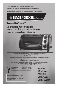 Handleiding Black and Decker TRO651 Oven