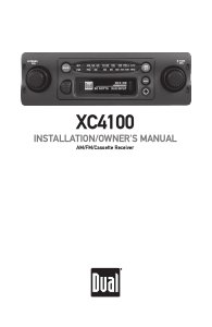 Bruksanvisning Dual XC4100 Bilradio