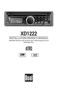 Bruksanvisning Dual XD1222 Bilradio