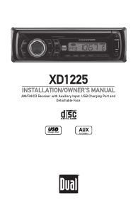 Handleiding Dual XD1225 Autoradio