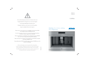 Manual ATAG CM4111AC Coffee Machine