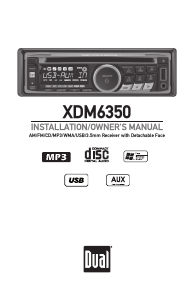 Bruksanvisning Dual XDM6350 Bilradio