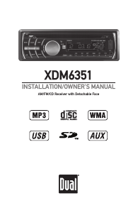 Handleiding Dual XDM6351 Autoradio