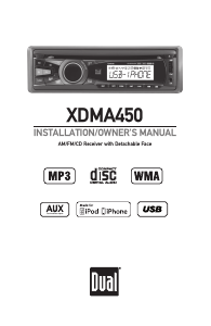 Bruksanvisning Dual XDMA450 Bilradio