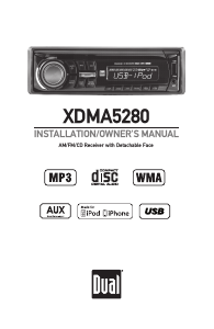 Bruksanvisning Dual XDMA5280 Bilradio