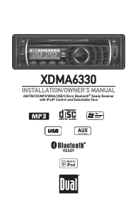 Bruksanvisning Dual XDMA6330BT Bilradio