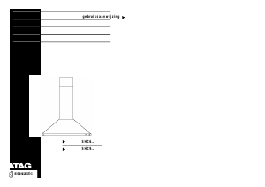 Handleiding ATAG SHC6 Afzuigkap