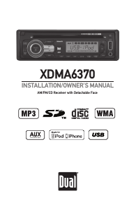 Bruksanvisning Dual XDMA6370 Bilradio