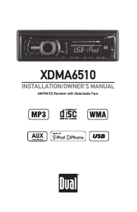 Bruksanvisning Dual XDMA6510 Bilradio