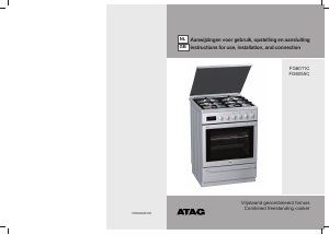 Bruksanvisning ATAG FG6055C Spis