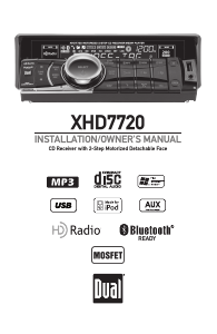 Bruksanvisning Dual XHD7720 Bilradio