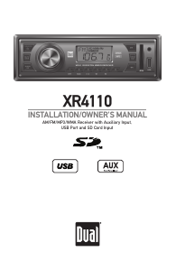 Bruksanvisning Dual XR4110 Bilradio