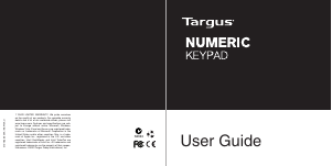 Bruksanvisning Targus AKP10US Tangentbord
