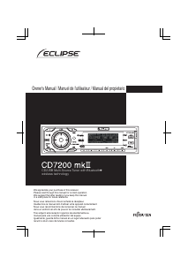 Handleiding Eclipse CD7200 mkII Autoradio