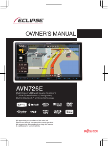 Manual Eclipse AVN726E Car Navigation