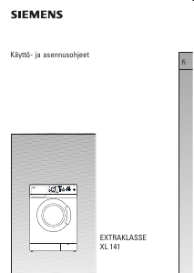 Käyttöohje Siemens WXL141DN Pesukone