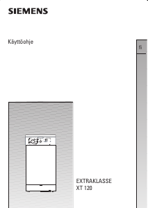 Käyttöohje Siemens WXT120SN Pesukone