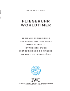 Manual IWC 3262 Pilot Worldtimer Watch