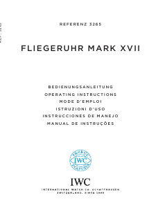 Manual IWC 3265 Pilot Mark XVII Watch